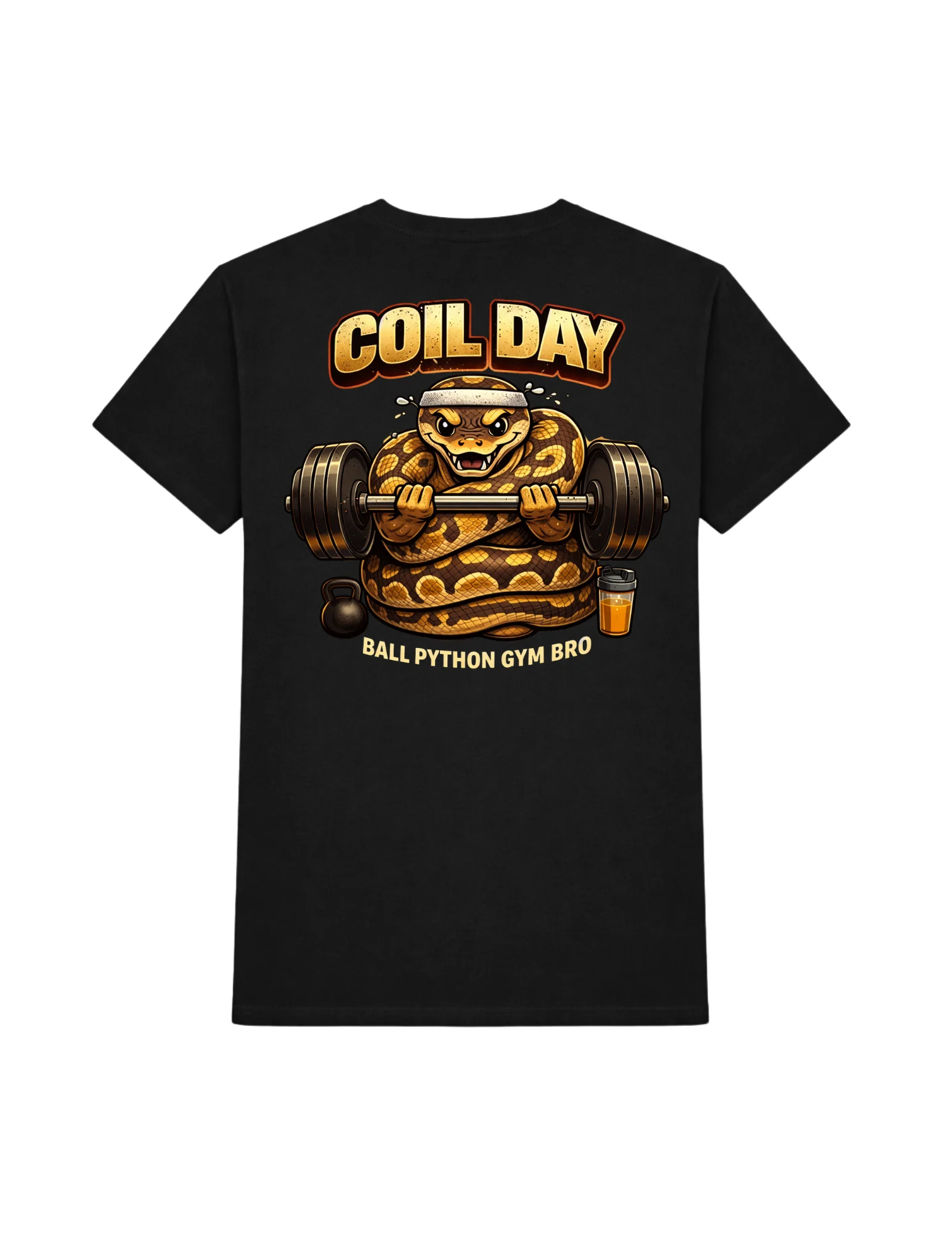 Coil Day Ball Python Gym Shirt