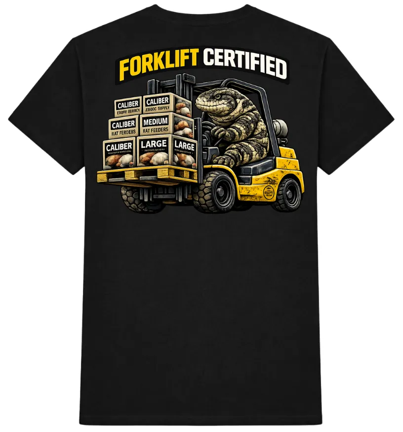 Forklift Certified T-Shirt – Tegu Edition