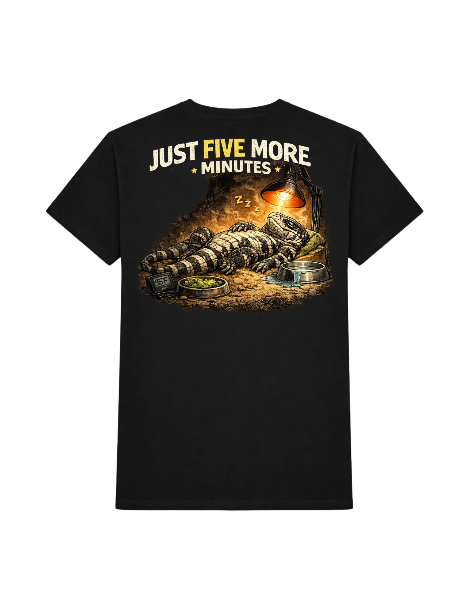 Just Five More Minutes Tegu Shirt