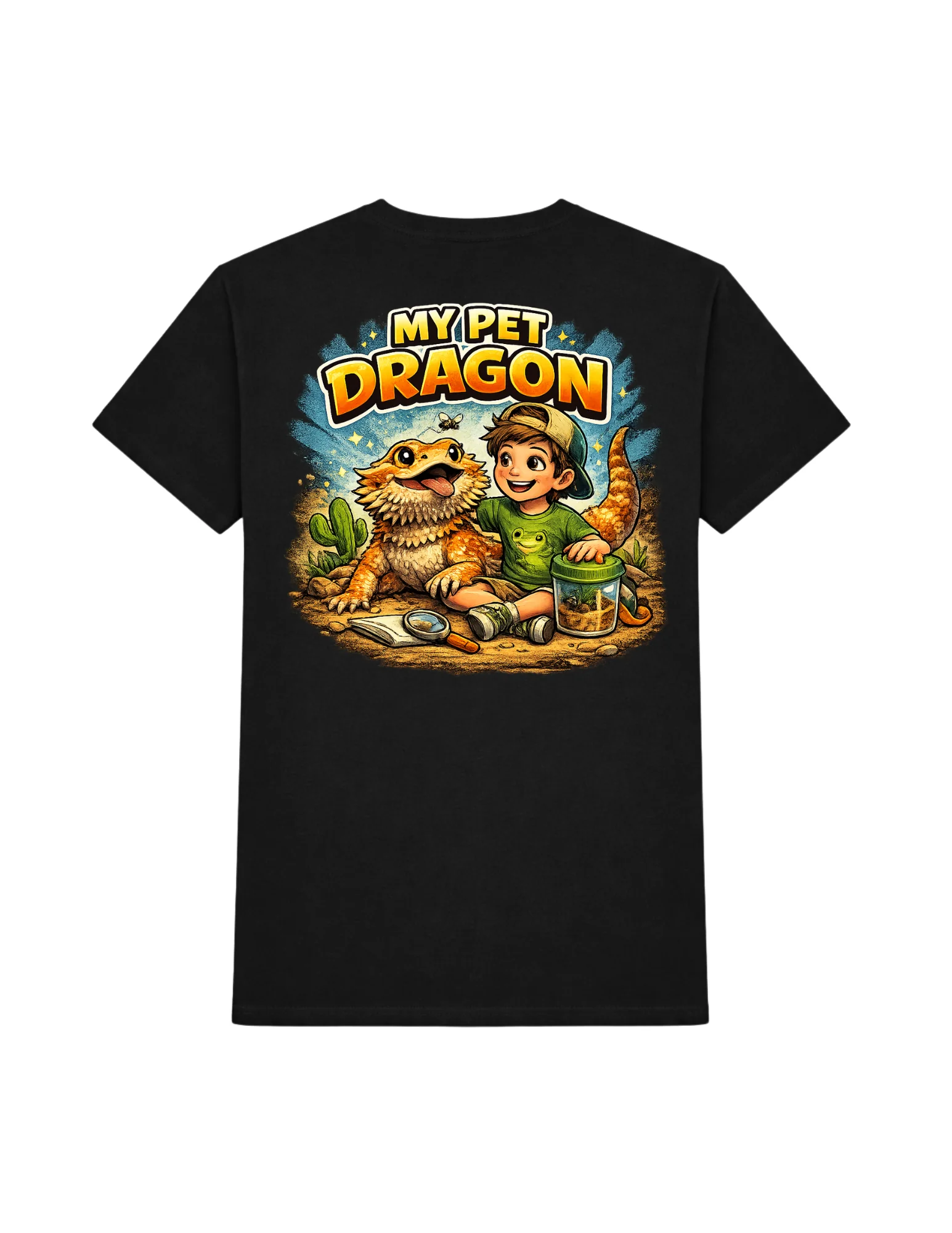 My Pet Dragon Bearded Dragon Shirt (Boy Version)