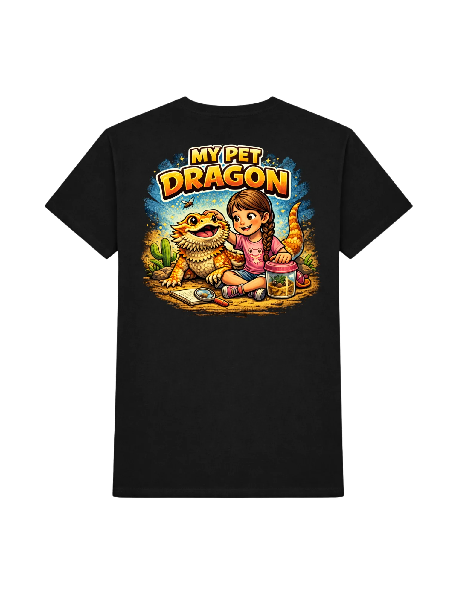 My Pet Dragon Bearded Dragon Shirt (Girl Version)