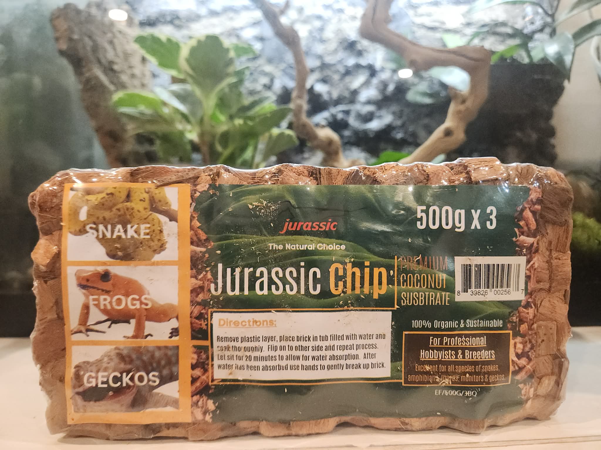 Jurassic Chip Premium Coconut Chip Substrate 500G 3 Pack