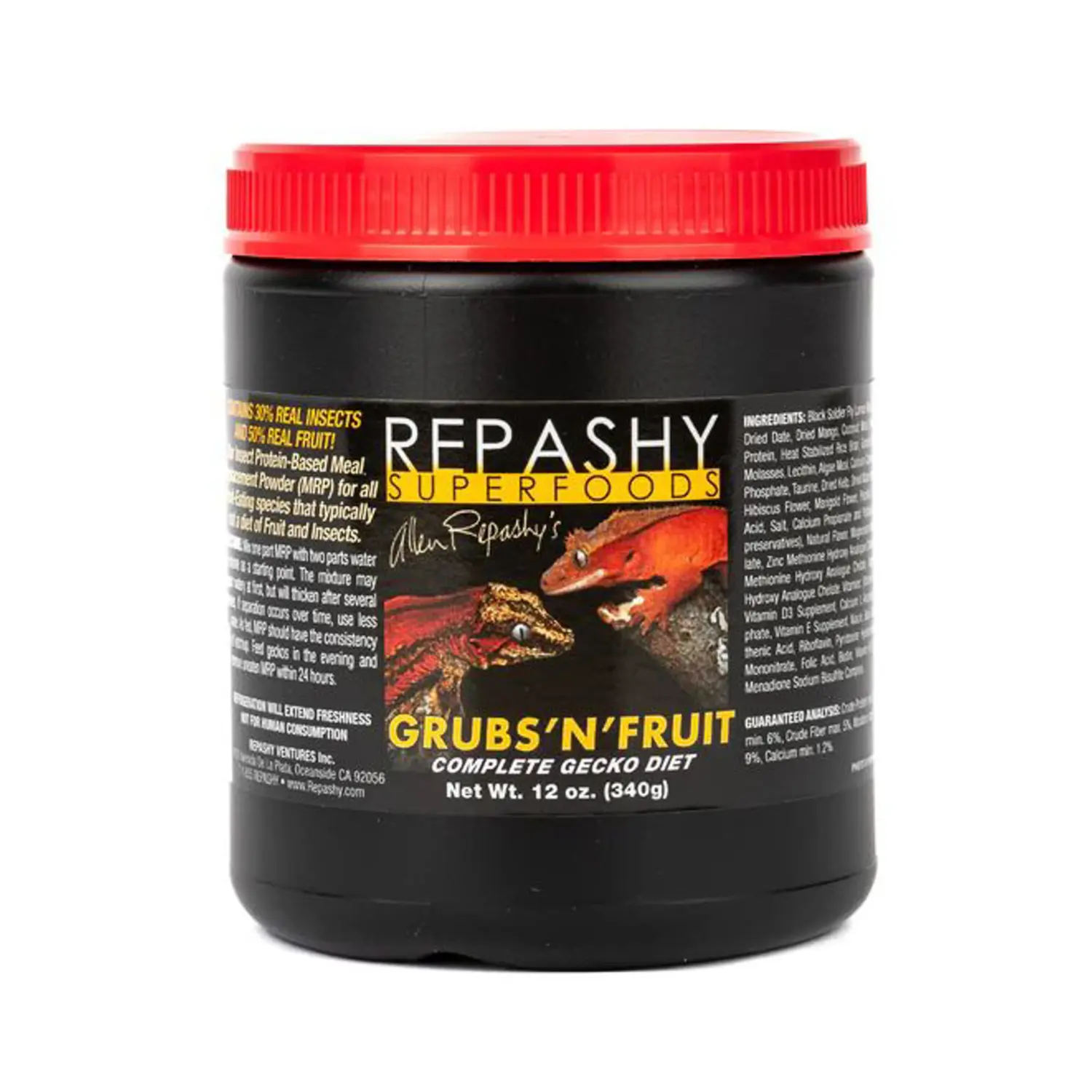 Repashy Grubs N' Fruit Crested Gecko Diet 12 Oz